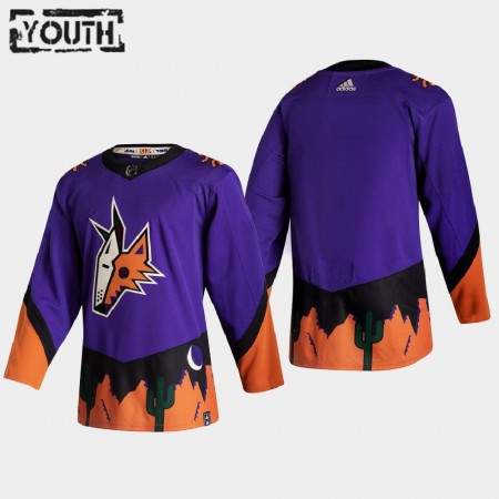 Arizona Coyotes Blank 2020-21 Reverse Retro Authentic Shirt - Kinderen